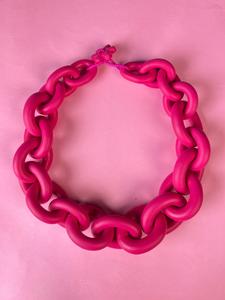 Collar Eslabón Fucsia M Cheap Sale With Credit Card