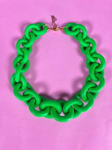 Collar Eslabón Verde Small Buy Cheap 100% Original