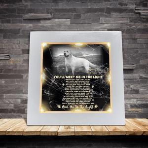 Custom Photo Memorial Dog Frame With Led - Memorial Gift Idea For Dog Lovers/Dog Owners - You'll Meet Me In The Light Buy Cheap Get Authentic