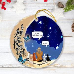 Custom Personalized Memorial Pet Ornament - Best Gift For Dog/Cat Lover Finishline