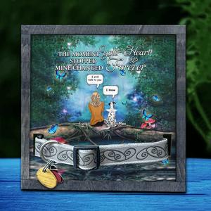 Custom Personalized Memorial Pet Loss Frame - Adult/ Couple With Upto 5 Pets - Memorial Gift Idea For Cat/ Dog Lover - The Moment Your Heart Stopped Mine Changed Forever Clearance Tumblr