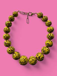 Collar Esferas Animal Print Real Online