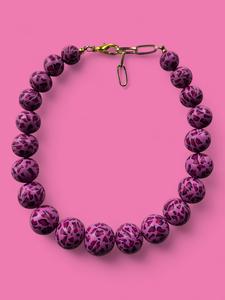 Collar Esferas Animal Print Buy Cheap Cost