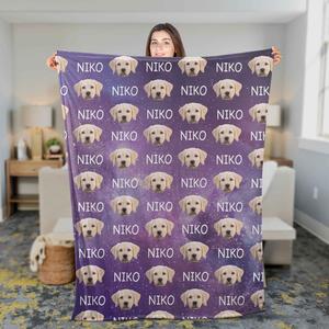 Personalized Custom Dog Mom Dad Funny Fleece/Sherpa Blanket, Dog Mom Gift Blanket For Nice For Sale