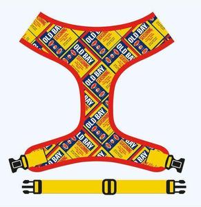 Flat OLD BAY Can Pattern (Yellow) / Dog Harness Cheap Sale Really