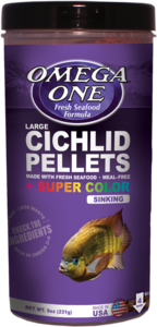 Omega One Large Cichlid Pellets   Super Color Sinking Finishline For Sale