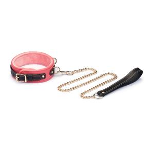 Italian Leather Collar - Red Browse For Sale
