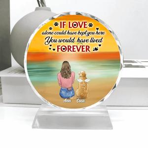 Custom Personalized Memorial Pet Crystal Pendulum - Memorial Gift For Dog/Cat Lover - Man/ Woman/ Couple With Upto 4 Pets - Best Friends Are Never Forgotten Very Cheap Cheap Online