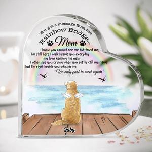 Custom Personalized Memorial Pet Crystal Heart - Memorial Gift For Dog/ Cat Lover - I'm Still Here Outlet Best Pices