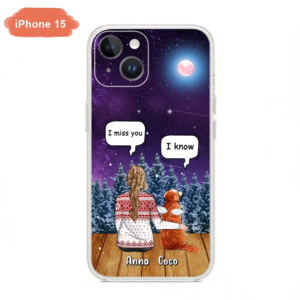 I Miss You Dog - Custom Personalized Memorial Pet Phone Case - Upto 4 Pets - Memorial Gift Idea For Dog/Cat Lover - Case For iPhone/Samsung Free Shipping Sale Online