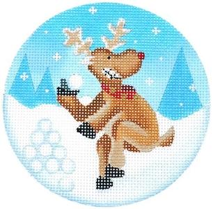 Snowball Throwing Reindeer Pay With Paypal For Sale