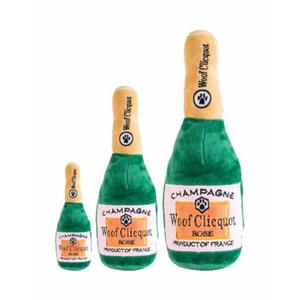 Haute Diggity Dog Woof Clicquot Rosé Champagne Bottle Plush Toy Largest Supplier Cheap Pice