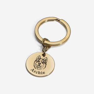 Pet Face Keychain Free Shipping The Cheapest