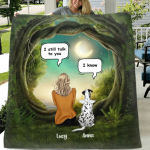 Custom Personalized Dog/Cat Memorial Pillow Cover & Quilt/ Fleece Blanket - Upto 5 Pets - Best Gift For Dog/Cat Lover Newest Cheap Online