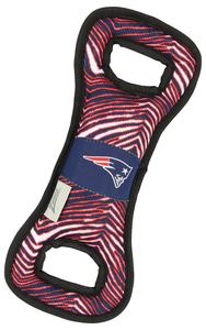 Zubaz X Pets First NFL New England Patriots Team Logo Dog Tug Toy with Squeaker Clearance Marketable