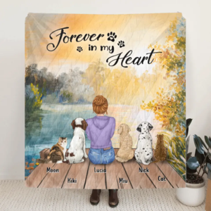 Personalized Pet Mom Fleece Blanket - Up to 5 Pets - Mother's Day Gift For Dog/Cat Lovers Buy Cheap Best Sale