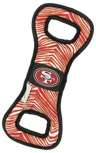 Zubaz X Pets First NFL San Francisco 49Ers Team Logo Dog Tug Toy with Squeaker Best Wholesale For Sale