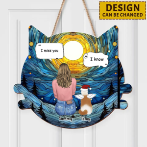 Custom Personalized Memorial Cat Wooden Sign - Up to 4 Cats - Christmas/Memorial Gift Idea For Cat Owner Cheap Footlocker Finishline