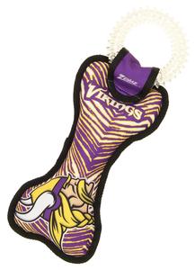 Zubaz X Pets First NFL Minnesota Vikings Team Ring Tug Toy for Dogs Fashionable For Sale