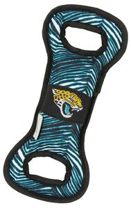 Zubaz X Pets First NFL Jacksonville Jaguars Team Logo Dog Tug Toy with Squeaker Outlet Looking For