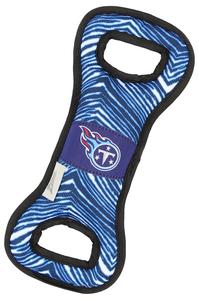 Zubaz X Pets First NFL Tennessee Titans Team Logo Dog Tug Toy with Squeaker For Sale Top Quality