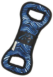 Zubaz X Pets First NFL Carolina Panthers Team Logo Dog Tug Toy with Squeaker 2025 New Cheap Pice