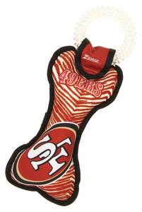 Zubaz X Pets First NFL San Francisco 49Ers Team Ring Tug Toy for Dogs Sale Hot Sale