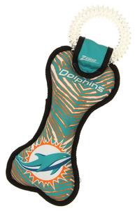 Zubaz X Pets First NFL Miami Dolphins Team Ring Tug Toy for Dogs Outlet Popular