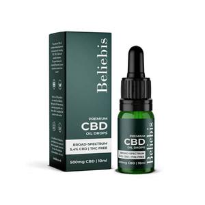 Beliebis 500mg CBD Premium Broad-Spectrum CBD Oil - 10ml Clearance Online