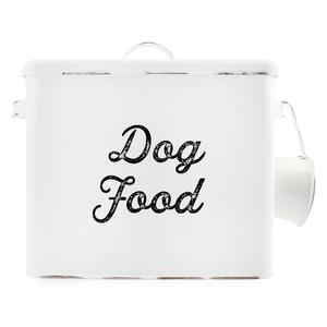 Rustic Dog Food Canister (White, Case of 6) Reliable Online