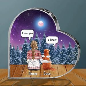 Personalized Memorial Pet Crystal Heart - Memorial Gift For Dog/Cat - Up to 4 Pets Buy Cheap Get Authentic