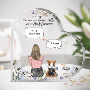 Personalized Memorial Dog Crystal Heart - Upto 4 Dogs - Memorial Gift For Dog Cheap Sale Visit New