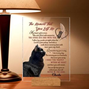 Personalized Memorial Pet Photo Acrylic Plaque - Memorial Gift For Loss Of Pet/Dog/Cat With Credit Card Cheap Pice