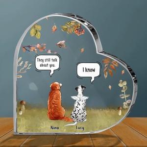Personalized Memorial Pet Crystal Heart - Upto 6 Pets - Memorial Gift Idea For Dog/Cat Lovers Amazon Footaction