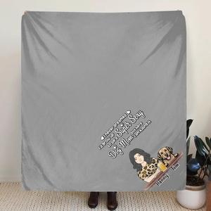 Custom Personalized Dog Mom Single Layer Fleece Blanket - Upto 4 Dogs - Mother's Day Gift Idea For Dog Lover/ Dog Mom - I Never Dreamed I'd Grow Up To Be A Super Sexy Dog Mom Cheap Sale Outlet Locations