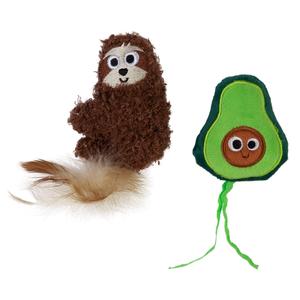 Mad Cat Sloth A Cado Catnip & Silvervine Cat Toy Outlet Low Pice Fee Shipping