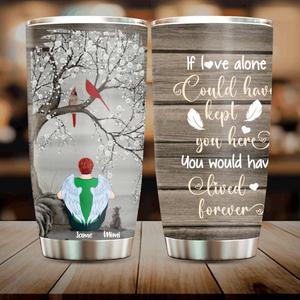 Custom Personalized Pet Memorial Tumbler - Upto 4 Pets - Best Memorial Gift For Dog/ Cat Lover - You Would Lived Forever Hot Sale Cheap Pice