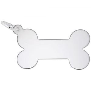 Sterling Silver Dog Bone Charm Cheap