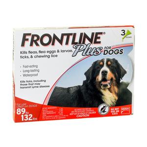 FRONTLINE PLUS UP TO 132LBS (Single Dose) Discount With Mastercard