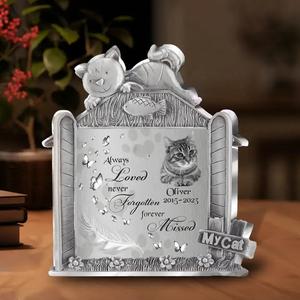 Personalized Cat Memorial Acrylic Plaque - Upload Photo - Memorial Gift Idea For Mother's Day - Always Loved Never Forgotten Forever Missed Cheap Sale Low Cost