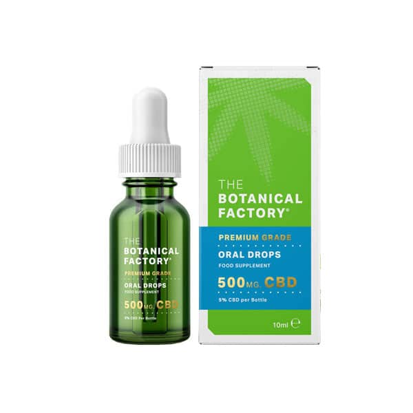 The Botanical Factory 5% CBD Oral Drops - 10ml Official Sale Online