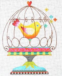 Bird in Cage Free Shipping 2025 Unisex