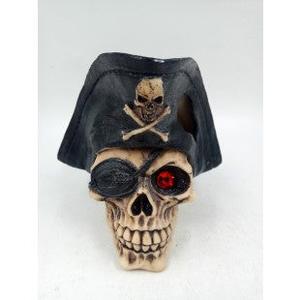 Aqua-Fit Polyresin Pirate Skull Clearance Low Pice