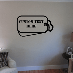 Custom Dog Tag Decal Outlet New Arrival