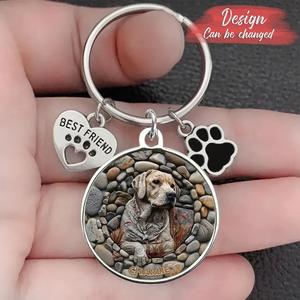 Custom Personalized Dog Breed Keychain Pet Charm Key Ornaments - Gift for Dog Lovers Clearance Cheap Online
