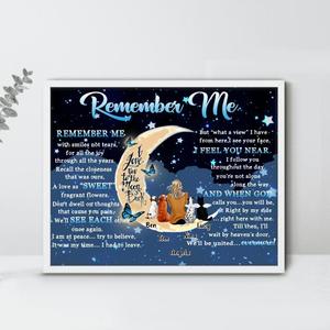 Custom Personalized Memorial Poster - Upto 4 Pets - Best Gift For Dog/Cat Lovers - Remember Me Buy Cheap Manchester Great Sale