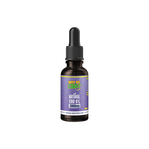 Why So CBD? 3000mg Broad Spectrum CBD Natural Oil - 30ml Discount 2025 Unisex