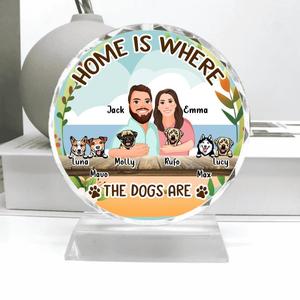 Custom Personalized Dog Crystal Pendulum - Upto 6 Dogs - Gift Idea for Dog Lovers - A House Is Not A Home Without Dogs Sale 2025