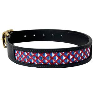 Leather Self Finishing Dog Collar - Split Square Cheap Best