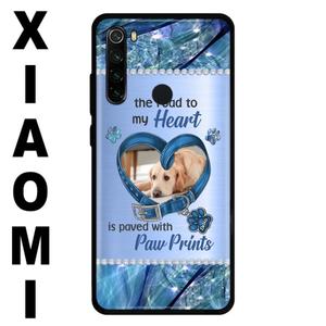Custom Personalized Memorial Dog Collar Phone Case - Upload Photo - Memorial Gift Idea For Dog Owner - The Road To My Heart Is Paved With Paw Prints - Case for Xiaomi/ Oppo/ Huawei Free Shipping Cheap Online